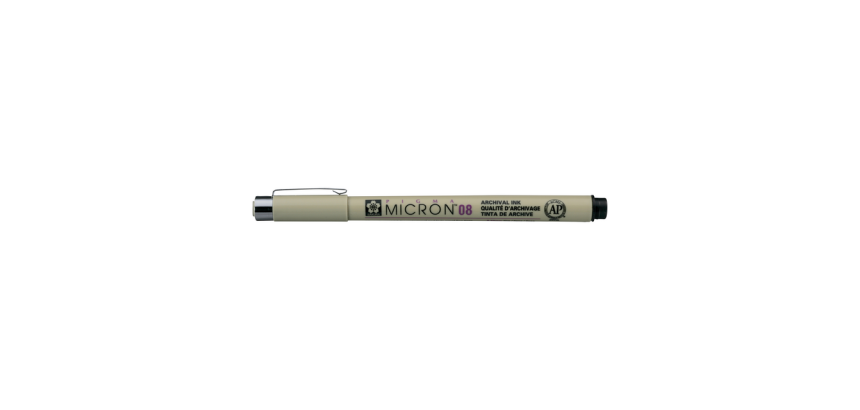 Fineliner Sakura Pigma Micron 08 0,5mm noir