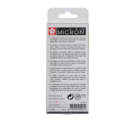 Fineliner Sakura pigma micron set 6stuks zwart