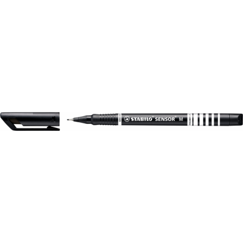 Fineliner STABILO Sensor 187/46 noir