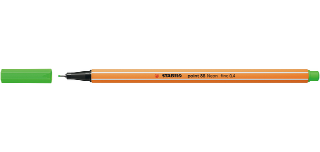 Fineliner STABILO point 88/033 fijn neon groen