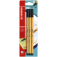 Fineliner STABILO Point 88 blister 3 pièces noir