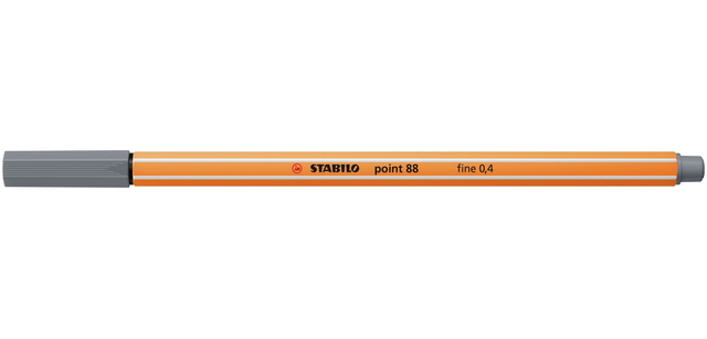 Fineliner STABILO Point 88/96 Fin gris foncé