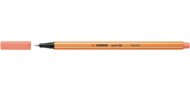 Fineliner STABILO point 88/26 fijn abrikoos