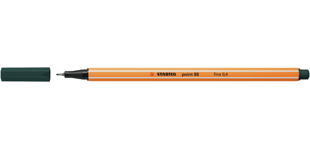 Fineliner STABILO point 88/63 Fin vert terre