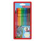 Assorted Stabilo Pen 68 Felt-tip pens - Pack of 10