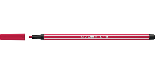 STABILO Pen 68/50 Medium Dark Red Felt Tip