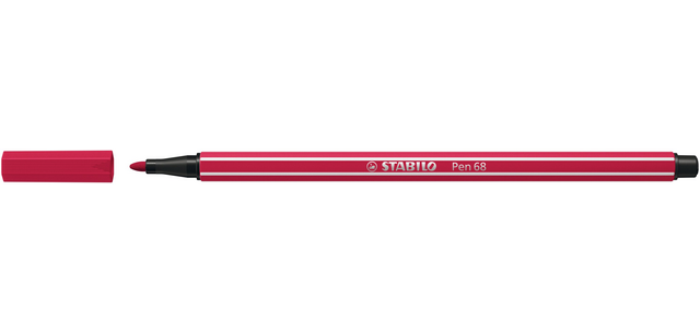 Viltstift STABILO Pen 68/50 medium donkerrood