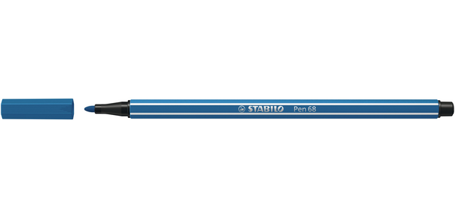 STABILO Pen 68/41 Filzstift Mittel Dunkelblau