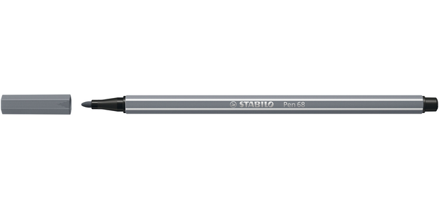 STABILO Pen 68/96 Medium Dark Grey Felt-tip
