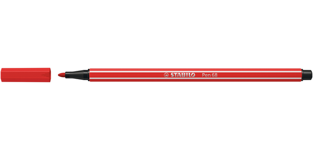 Feutre STABILO Pen 68/48 Medium rouge carmin
