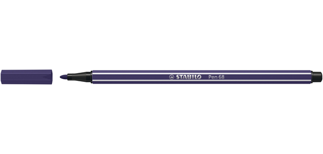 STABILO Pen 68/22 Filzstift Mittel preußischblau