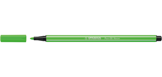 STABILO Pen 68/033 Medium Neon Green Felt Pen