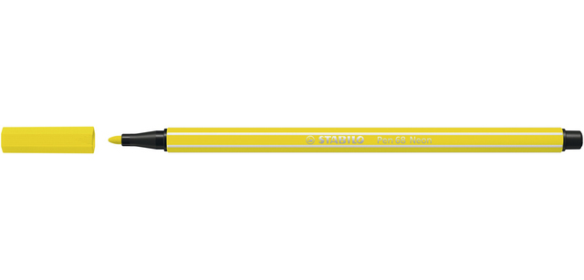 Feutre STABILO Pen 68/024 Medium néon jaune