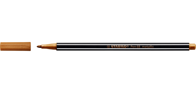 STABILO Pen 68/820 Metallic Medium Copper Felt-tip
