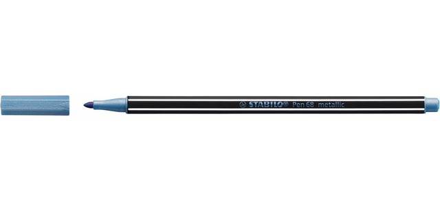 STABILO Pen 68/841 Metallic Medium blue felt-tip