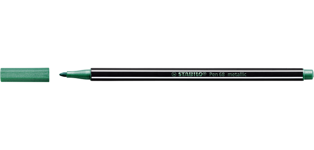 Feutre STABILO Pen 68/836 Metallic Medium vert