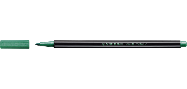 STABILO Pen 68/836 Metallic Medium Green Felt Tip