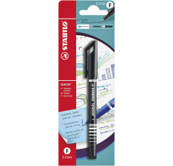 Fineliner STABILO Sensor 10198 Fin noir blister 1 pièce