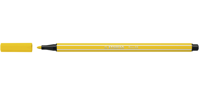 STABILO Pen 68/24 Medium Felt Tip Lemon Yellow