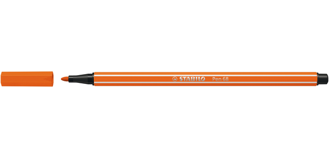 Feutre STABILO Pen 68/30 Medium rouge vermillon