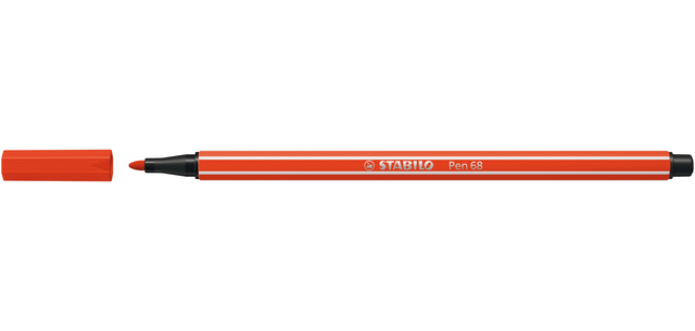 STABILO Pen 68/40 Medium Light Red Felt Tip