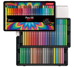 STABILO Pen 68 Arty Felt-tip Medium Box 50 Colors