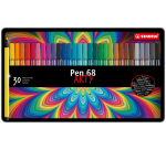 STABILO Pen 68 Arty Medium Felt-Tip Box 30 Colors