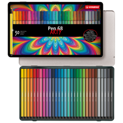 Feutre STABILO Pen 68 Arty Medium boîte 30 couleurs