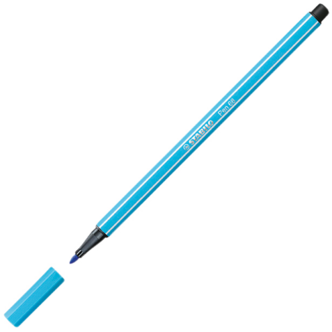 Viltstift STABILO Pen 68/30 Arty medium assorti blik à 30 stuks