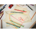 Crayon de couleur STABILO 203 Trio thick assorti étui carton 12 piècess