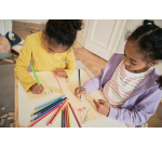 Crayon de couleur STABILO 203 Trio thick assorti étui carton 12 piècess