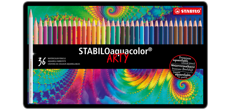 STABILO 1636 Aquacolor Buntstifte, sortiert, Box mit 36 Stück