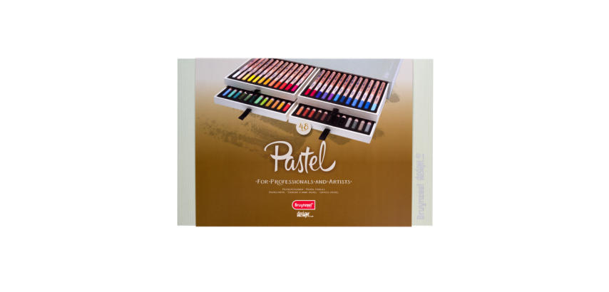 Crayon pastel Bruynzeel Design boîte luxueuse 48 couleurs
