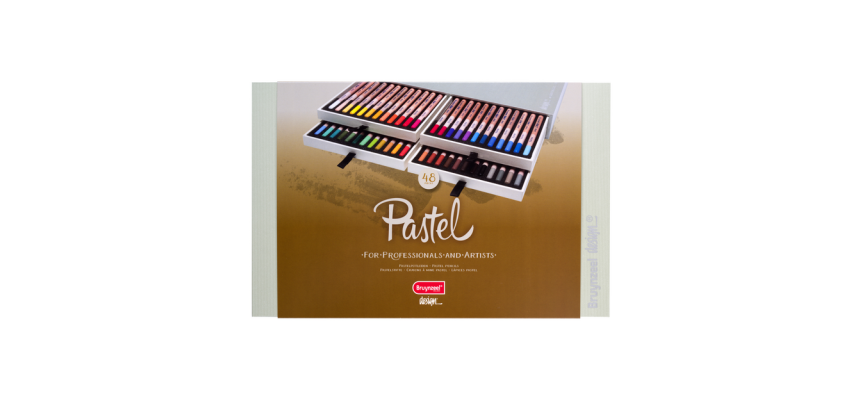 Crayon pastel Bruynzeel Design boîte luxueuse 48 couleursssorti
