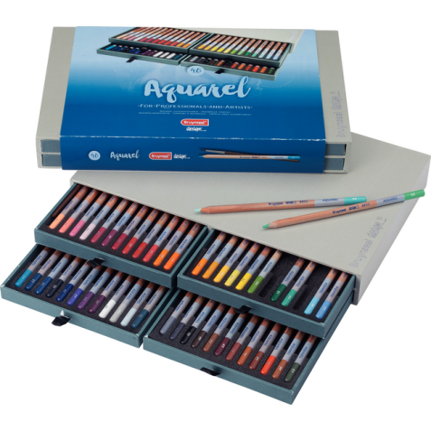 Kleurpotloden Bruynzeel 8835 Design aquarel 48stuks assorti