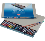 Crayon aquarelle Bruynzeel Design boîte luxeuse 24 couleurs