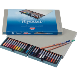 Crayon aquarelle Bruynzeel Design set 24 pièces assorti