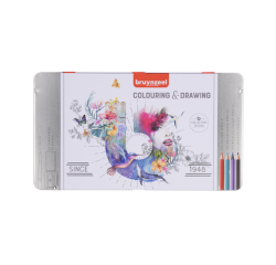 Set dessin Bruynzeel 70 pièces assorti