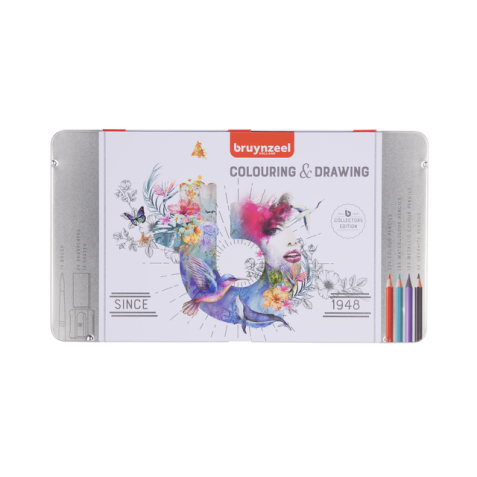 Crayon de couleur Bruynzeel 70 pièces assorti