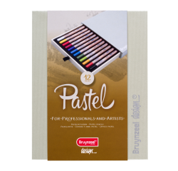 Crayon pastel Bruynzeel Design boîte luxueuse 12 couleursi