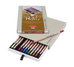 Crayon pastel Bruynzeel Design boîte luxueuse 12 couleursi