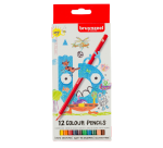 Crayon de couleur Bruynzeel Kids set 12 couleurs