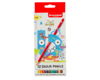 Crayon de couleur Bruynzeel Kids blister 12 pièces assorti