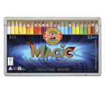 Kleurpotloden Koh-i-Noor Jumbo Magic doos 24  kleuren