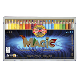 Crayon de couleur Koh-I-Noor Jumbo Magic boîte 24 couleurs