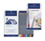 Faber-Castell Aquarell-Buntstifte, sortiert, 12er Schachtel