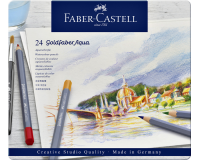 Crayons de couleur Faber-Castell Goldfaber Aquarelle assorti boîte 24 pièces