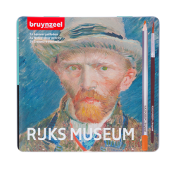 Crayon aquarelle Bruynzeel Rijksmuseum Van Gogh set 24 pièces assorti