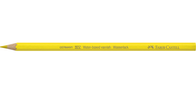FABER-CASTELL Hexagonal CASTLE Colored Pencils, case in