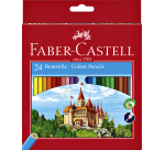 Crayon de couleur Faber-Castell assorti set 24 pièces